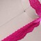 2 Yards Hot Pink Stretch Lace Trim 1" Floral Elastic Ribbon for Sewing, Lingerie & Crafts
